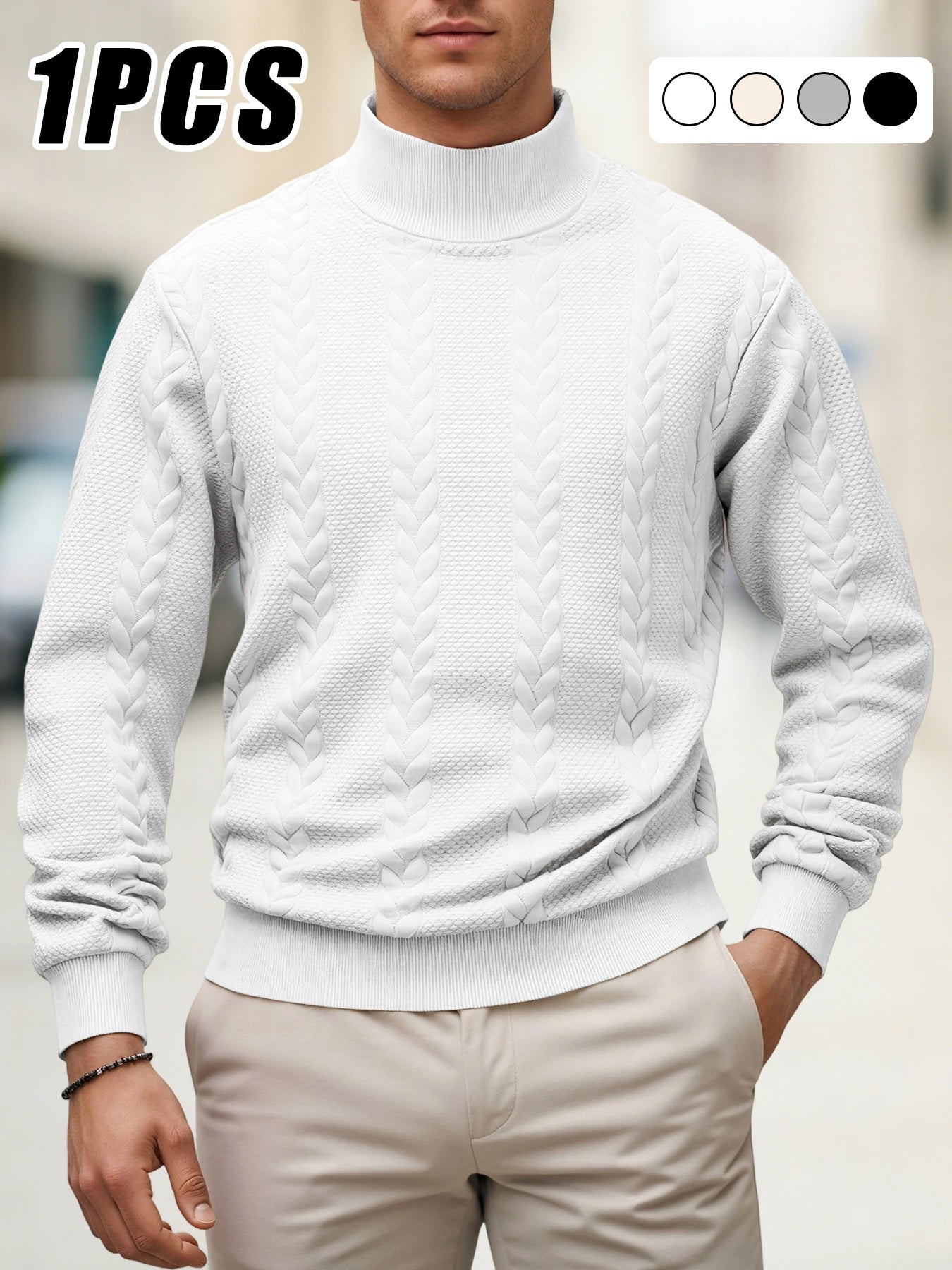 Autumn Winter Thick Knitted Sweater