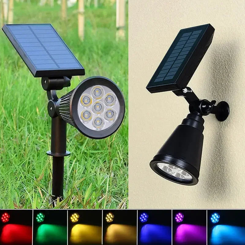 Solar Spotlights for Outdoor and Waterproof