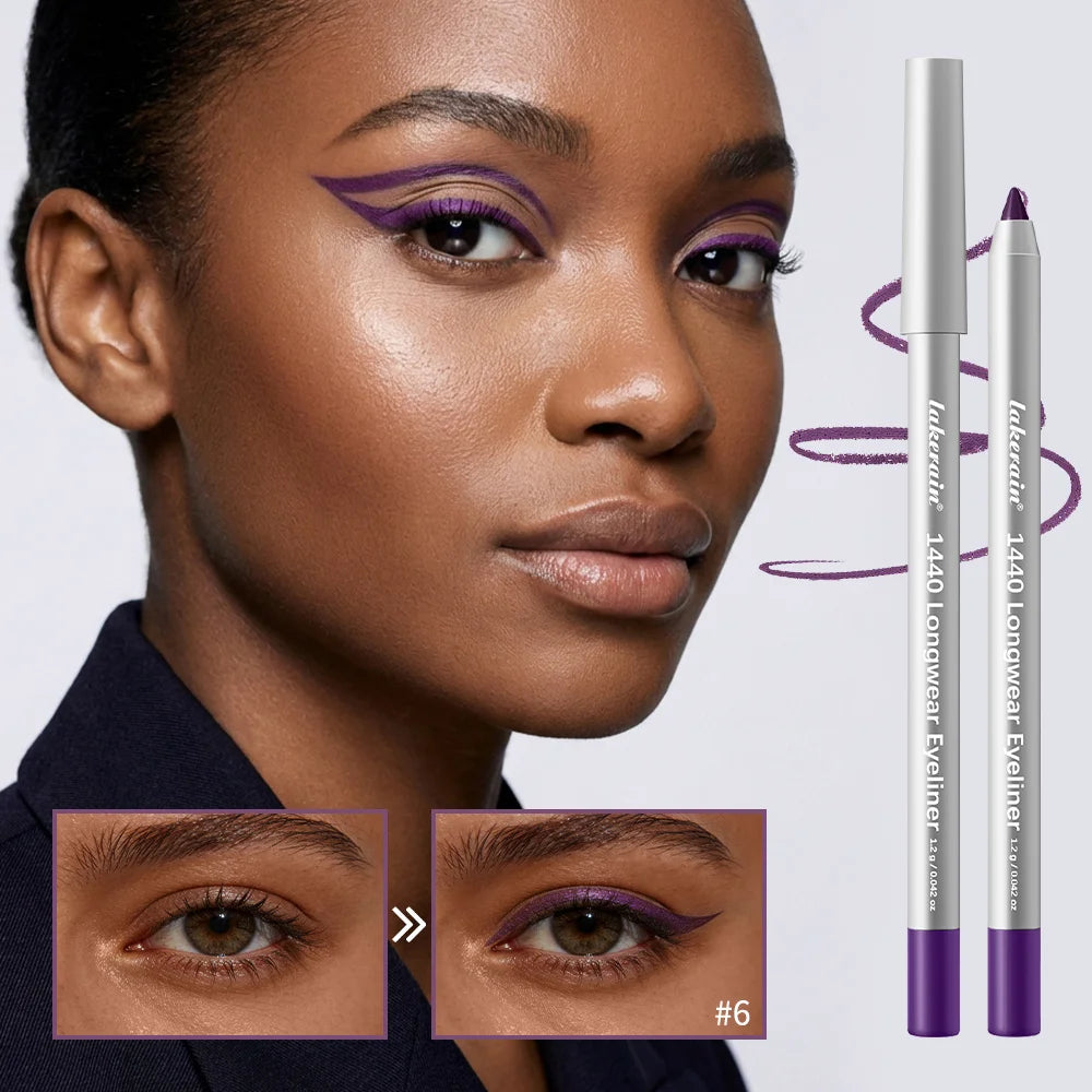 12 Colors Eyeliner Pencil Long-lasting