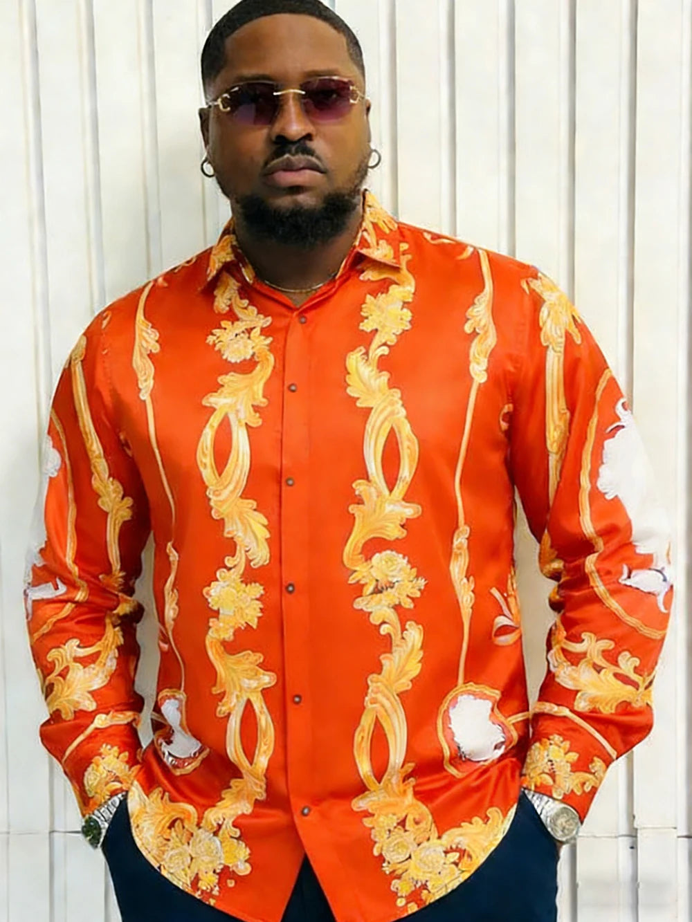 2026 Men's Fashion Casual Long Sleeve Shirt HD Color