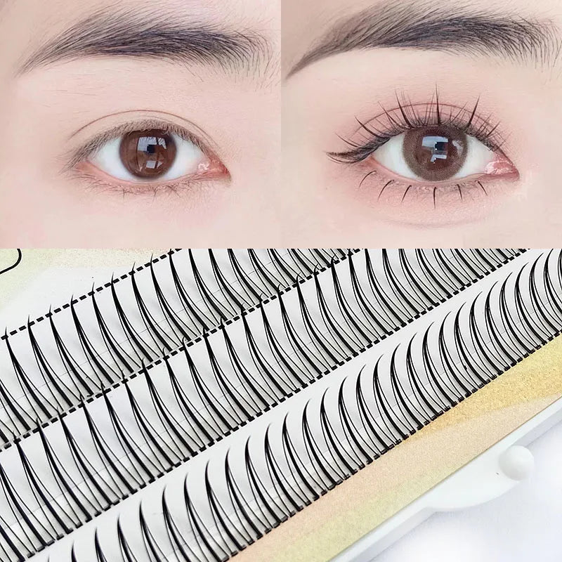 New A/M Shape Professional Makeup Individual Lashes