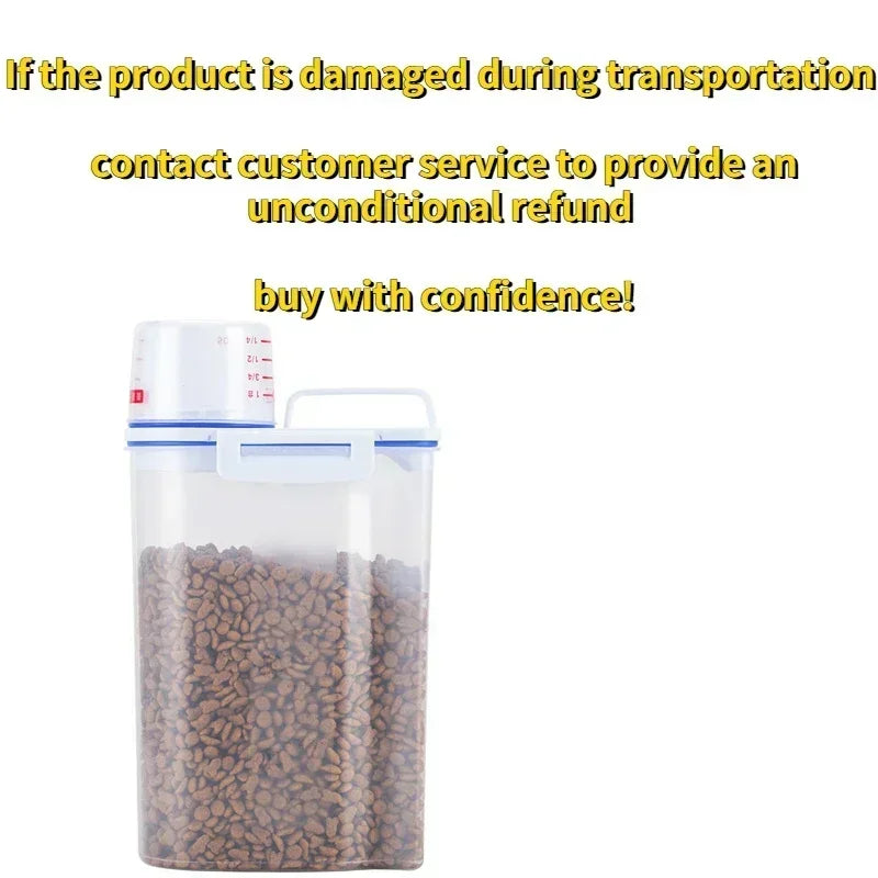 1.5kg/2kg Cup Food Store for pets