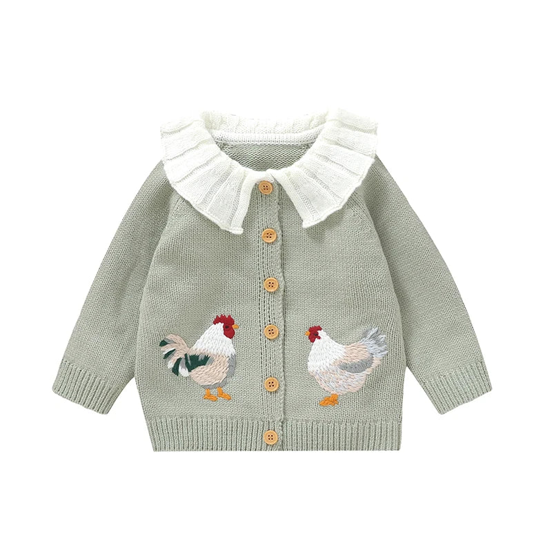 Baby Girl winter Sweater for 0-3Y