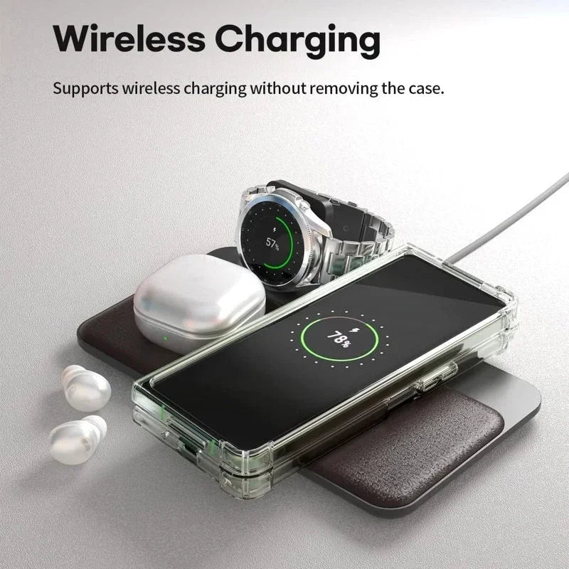 Samsung Galaxy Transparent Case Front Back Protective Cover