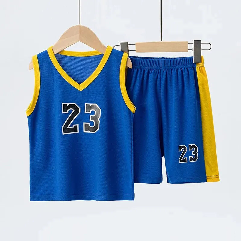 2/4Pcs Summer Children's Quick-drying Sports Suit
