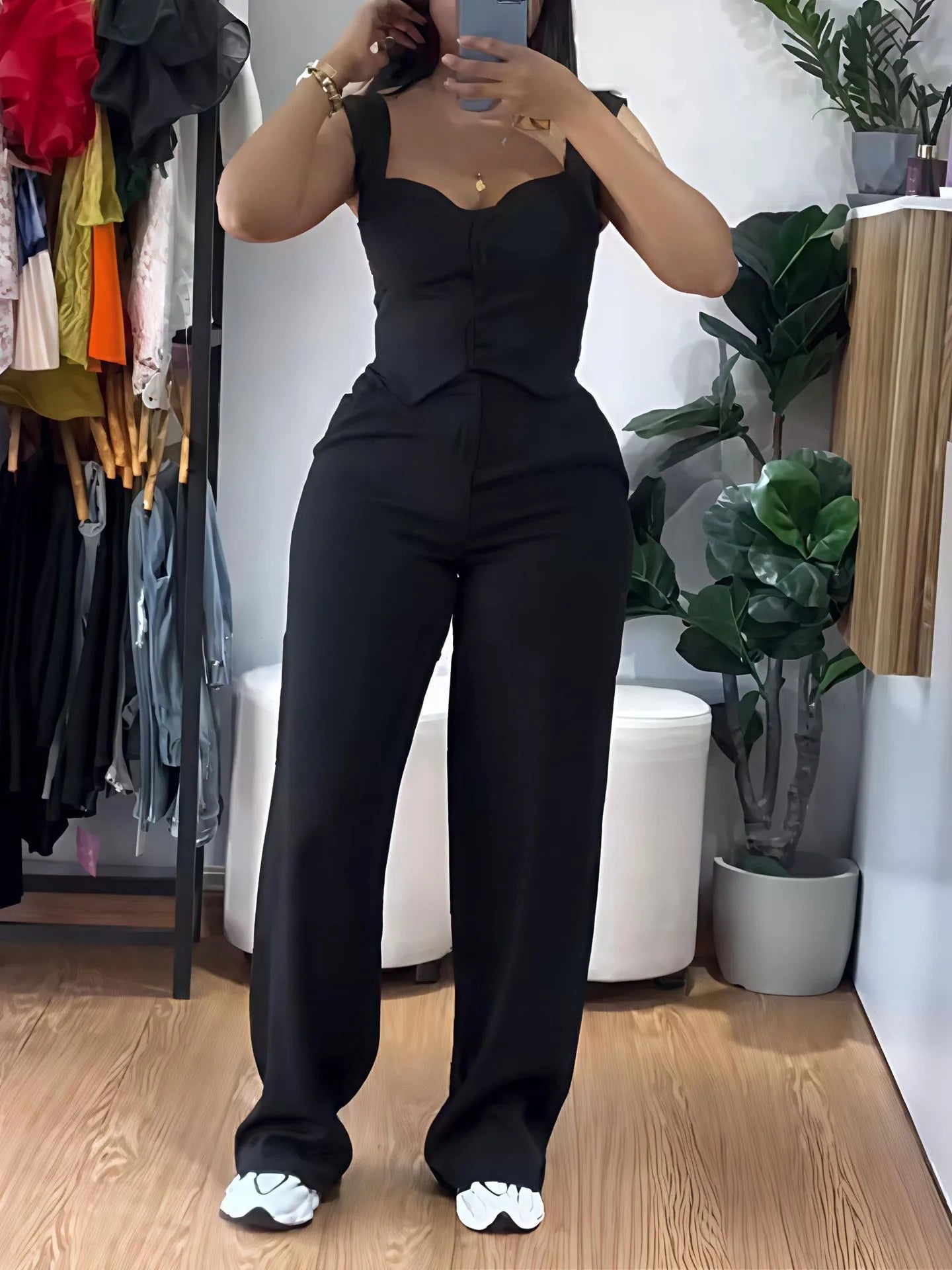 New Fashion Women's Elegant Solid Color