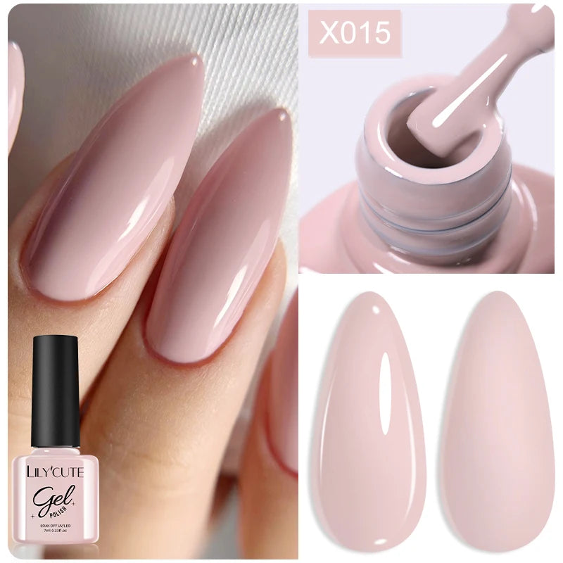 Brown Red Purple Nail Gel Polish Coffee Color Series