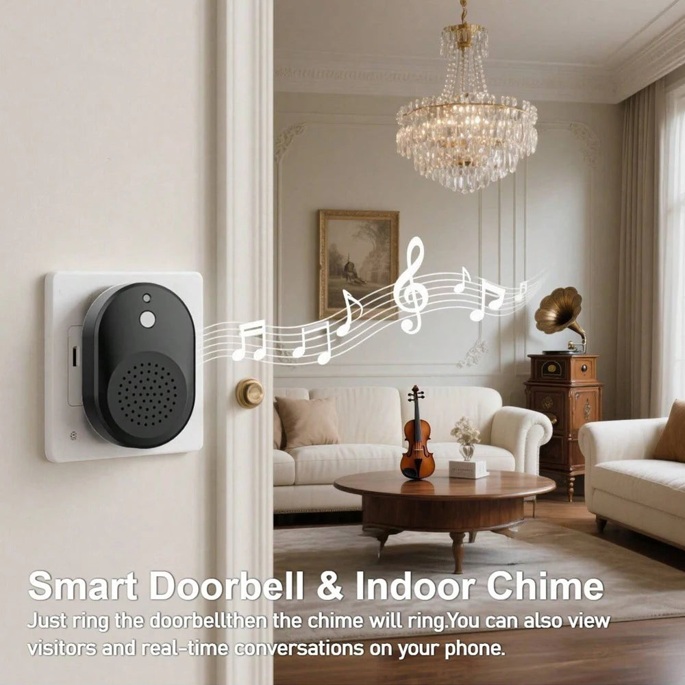 Wireless Doorbell WiFi Outdoor HD Camera Security Door Bell