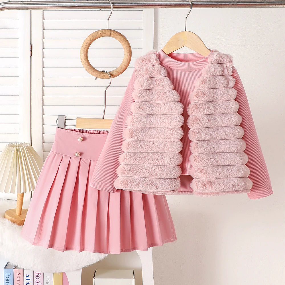 Fashion Children Winter Outfits For Girls Clothing