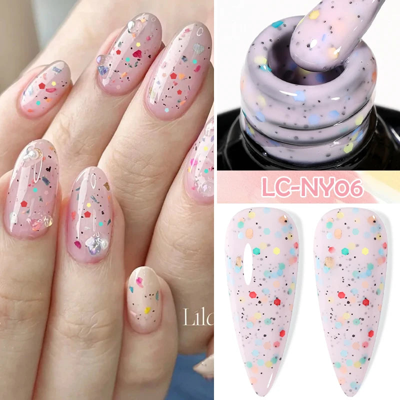 LILYCUTE 7ml Macaron Cream Gel Nail Polish