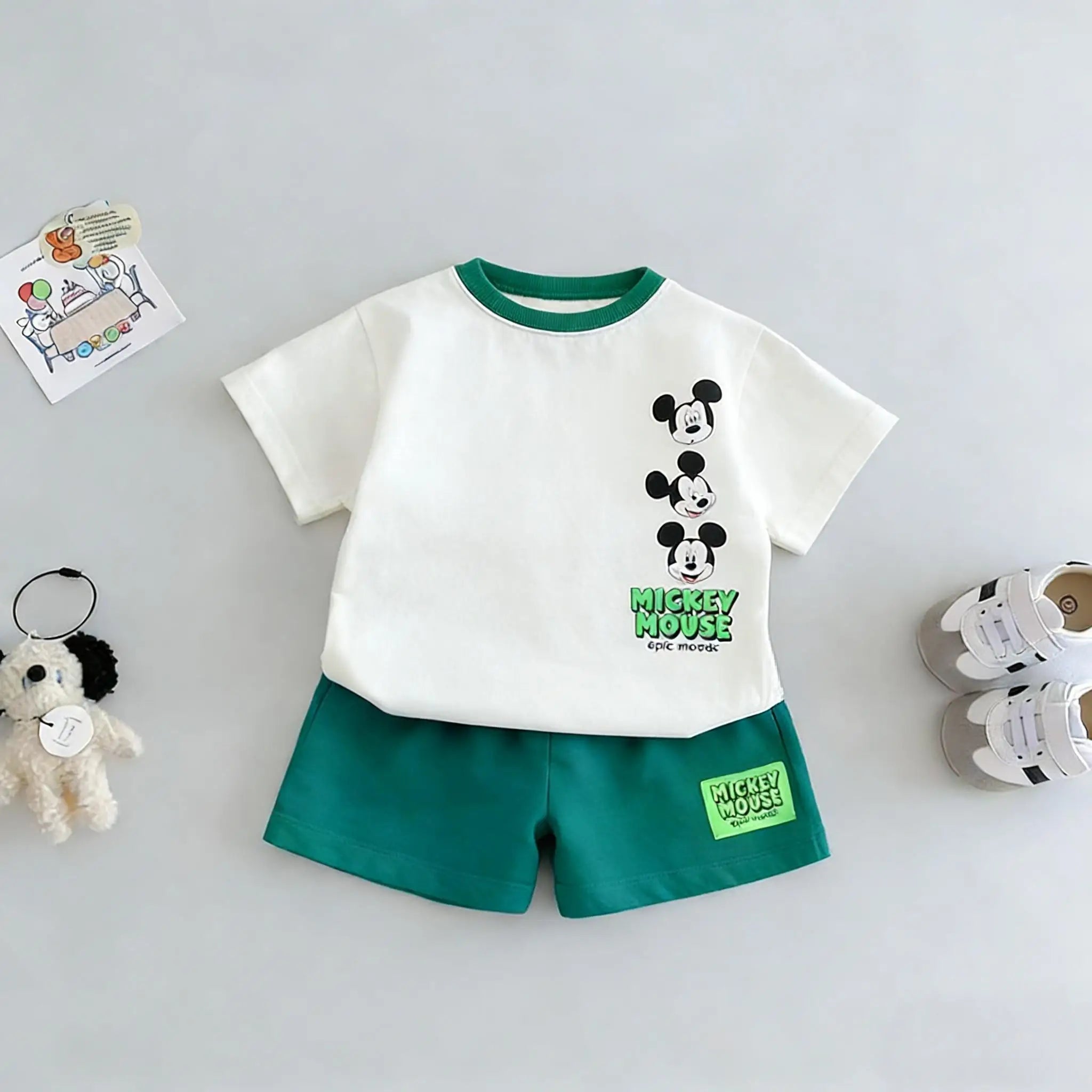 Boys T-shirt + Shorts Casual Outfits