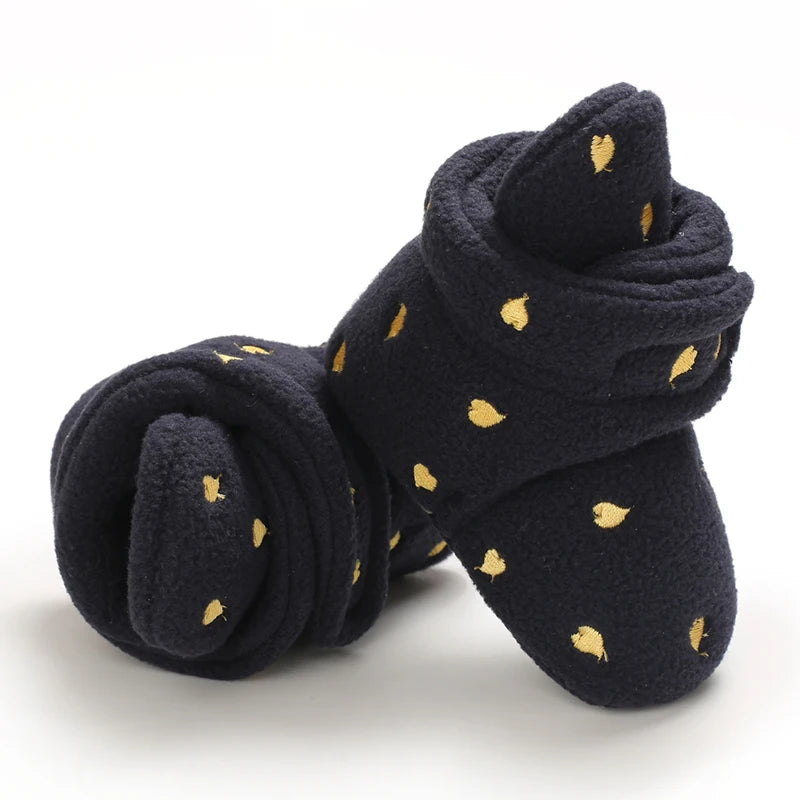 Newborn Baby Girls Boys Soft Booties Solid and comfortable