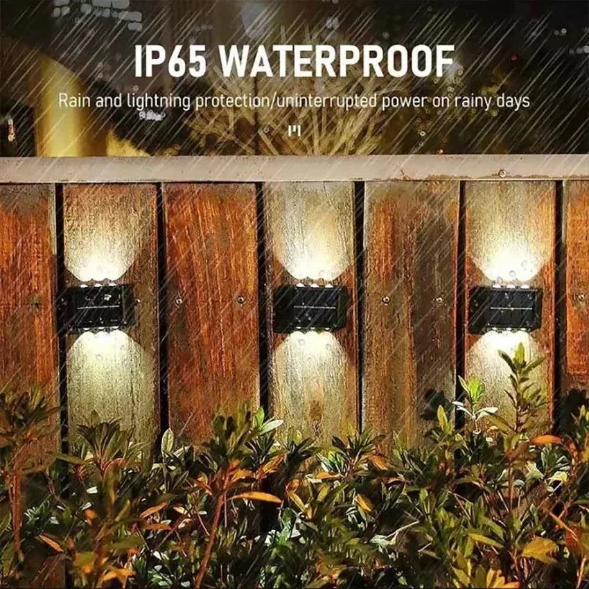 Solar Wall Lamp Outdoor Waterproof Solar Powered Light