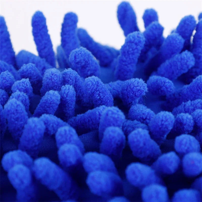 1/2pcs Microfiber Chenille Glove Car Wash