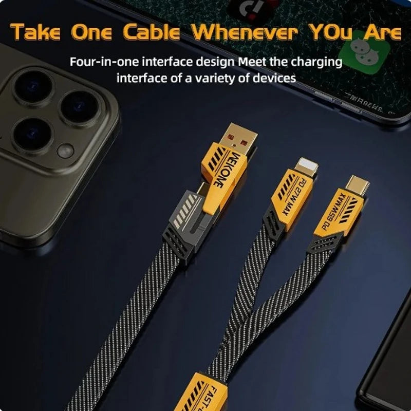 Four-in-one Multi-function Data Cable