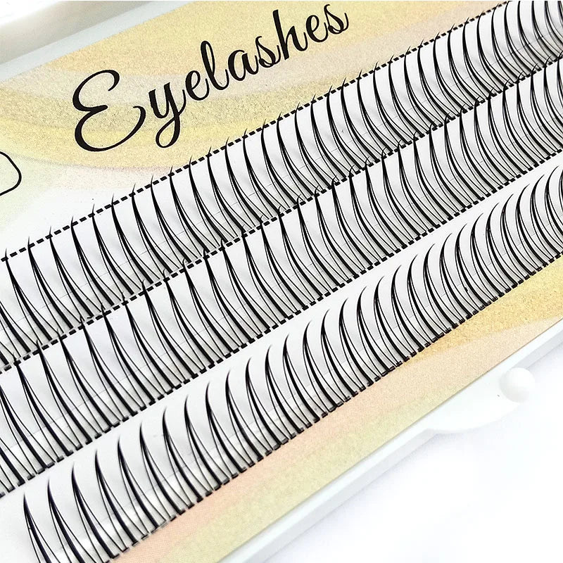 New A/M Shape Professional Makeup Individual Lashes