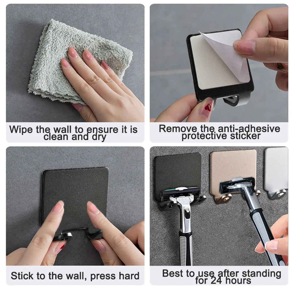 Bathroom Stainless Steel Razor Holder