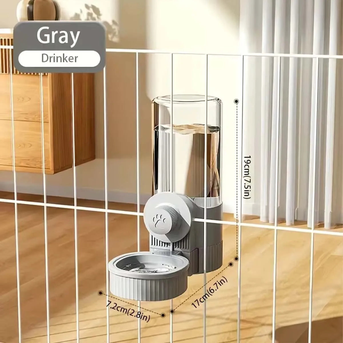 Hanging Automatic Pet Food Feeder/Water