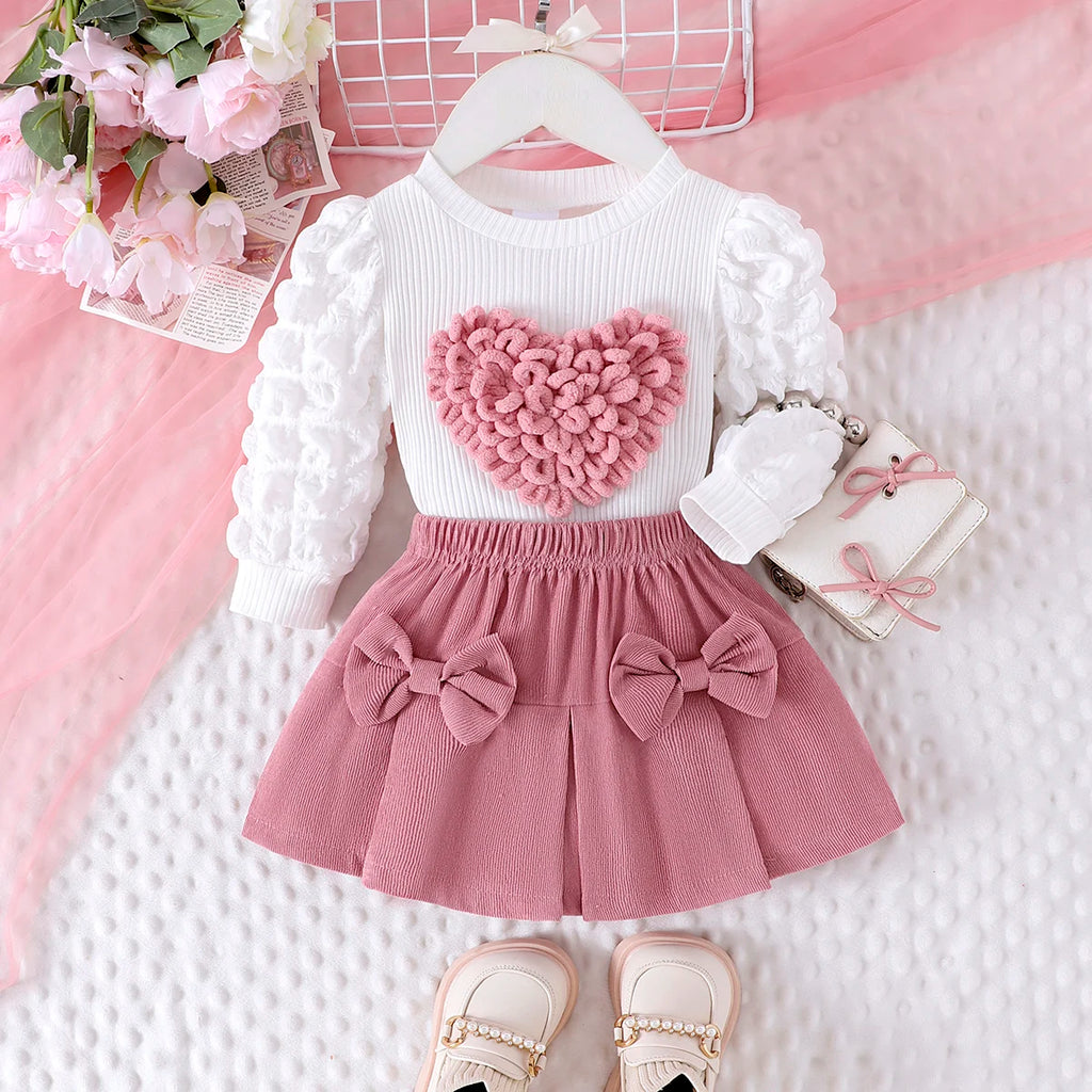 2PCS Winter New Style For 0-3 Year Girls