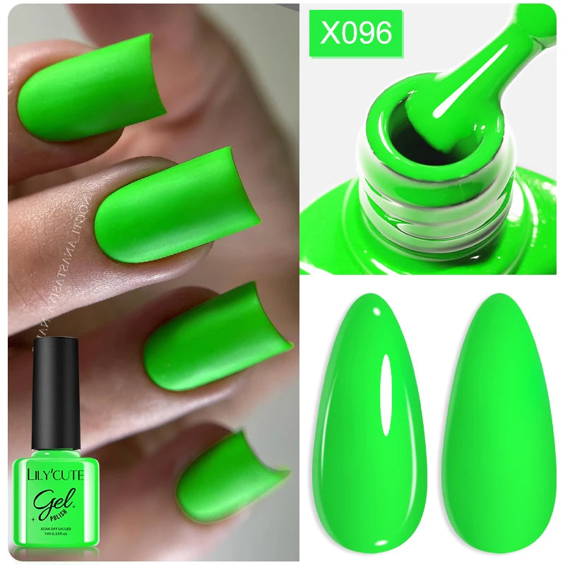 LILYCUTE Nude Crystal Rubber Base Gel Nail Polish
