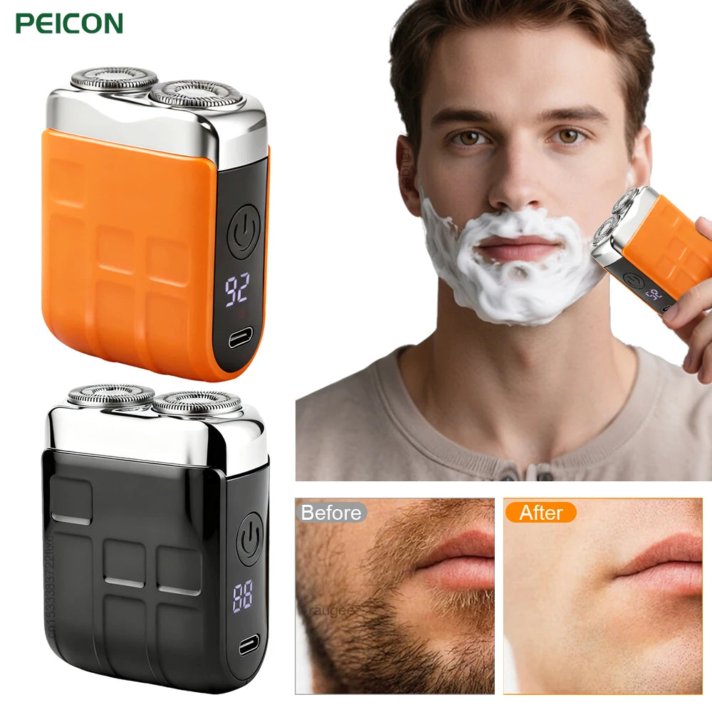 Electric Shaver for Men Dual-Head Blade Electric Razor