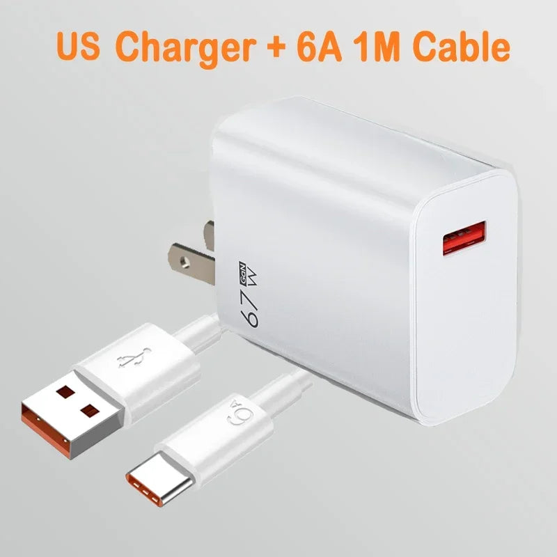 67W Fast USB Charger