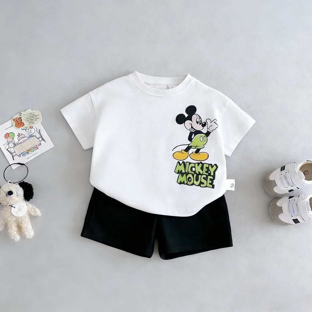 Boys T-shirt + Shorts Casual Outfits