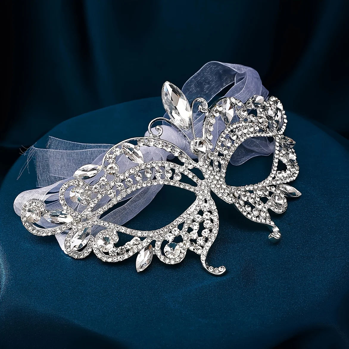 Fashion Crystal Rhinestone Bridal Mask For Women