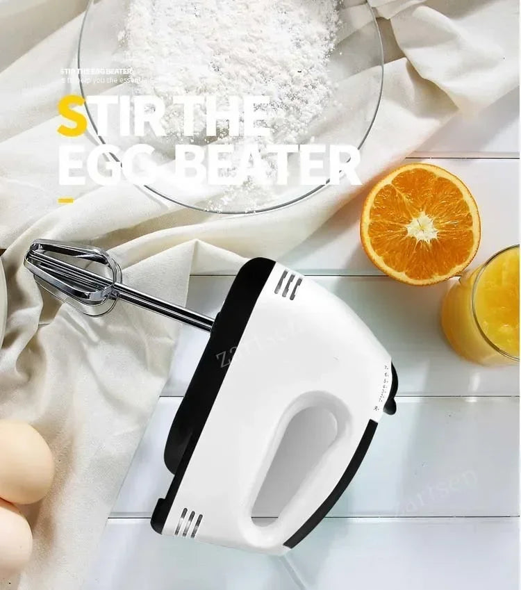 Multifunctional 7 Speed Mini Mixer Electric, Automatic Cream Food Cake Baking Dough Mixer