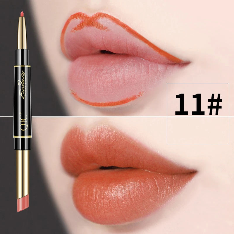 2 IN 1 Lip Liner Waterproof and Long Lasting
