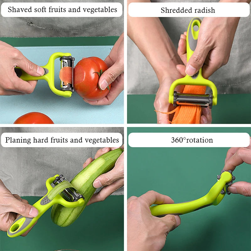 3 In 1 Rotary Peeler for Fruit Vegetables
