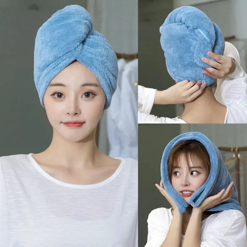 Women Long Hair Quick-Dry Hair Towel