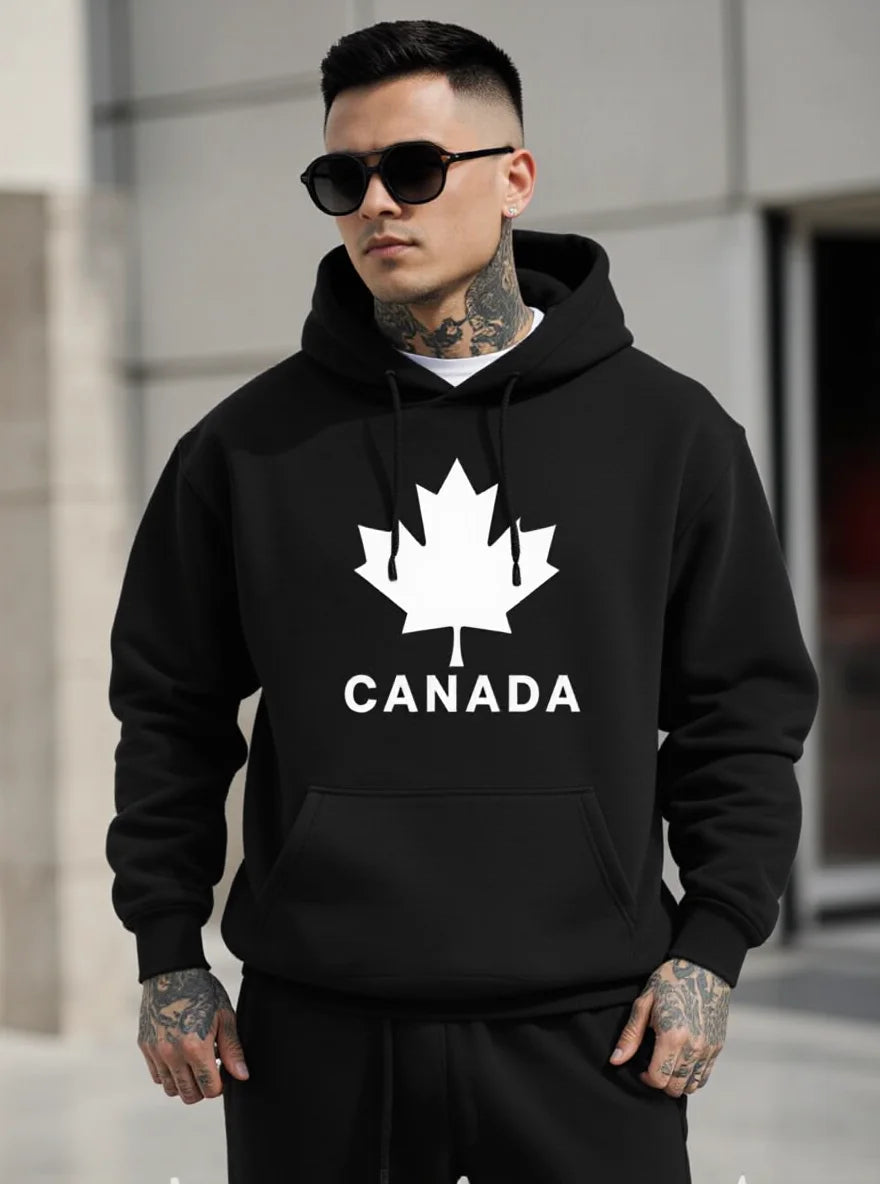 Canada Maple Leaf Men's Hoodies