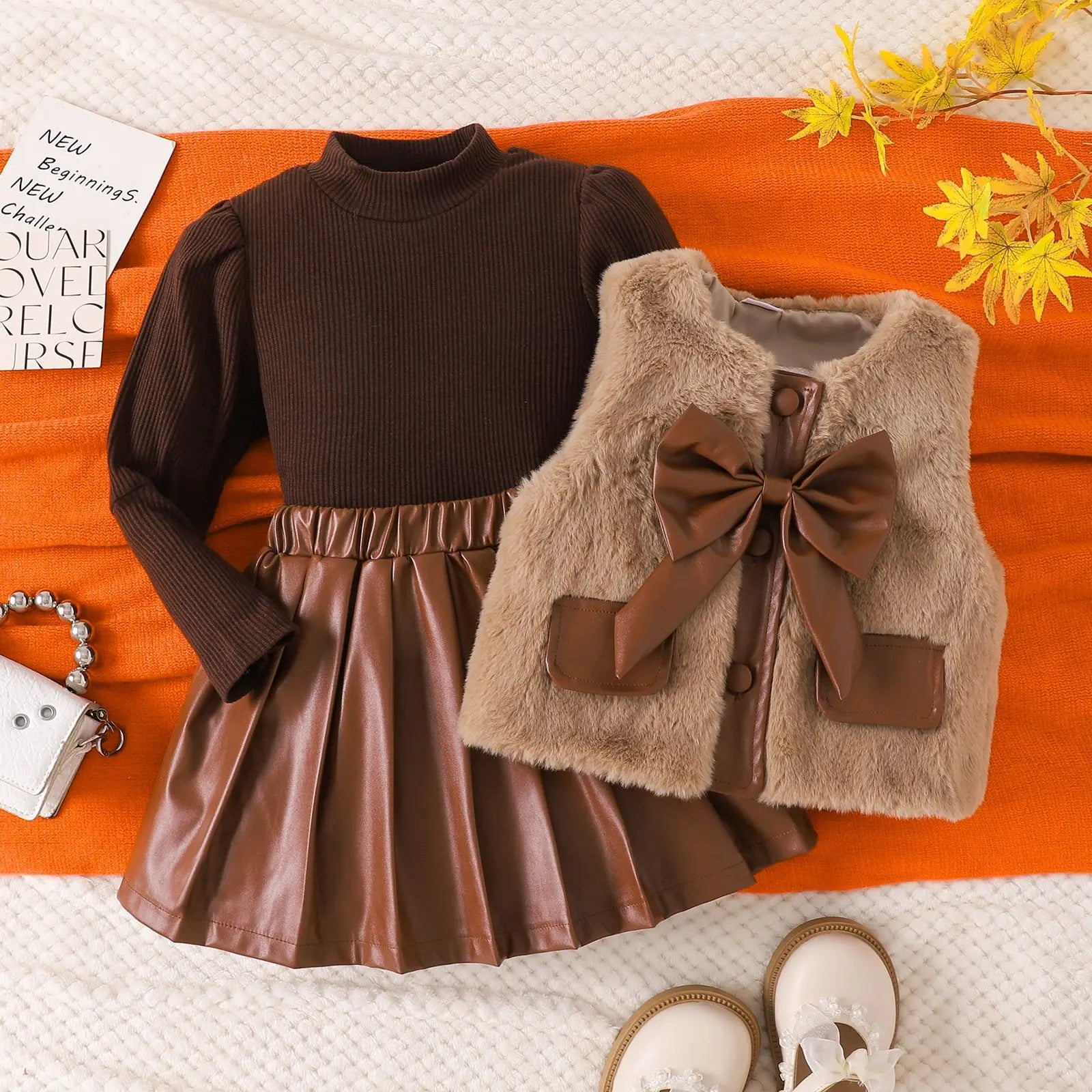 Fashion Children Winter Outfits For Girls Clothing