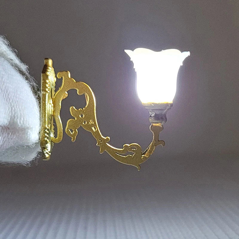 2pcs Dollhouse Wall Lamp