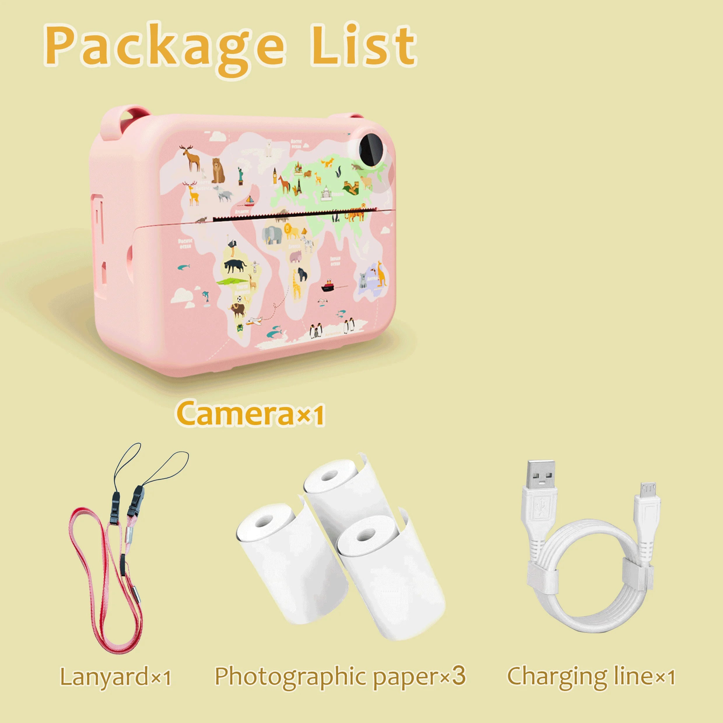Digital Kids Instant Printing Camera