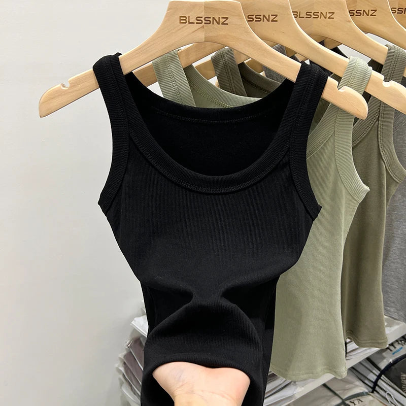 zjaiss Women Solid Round Neck Ribbed