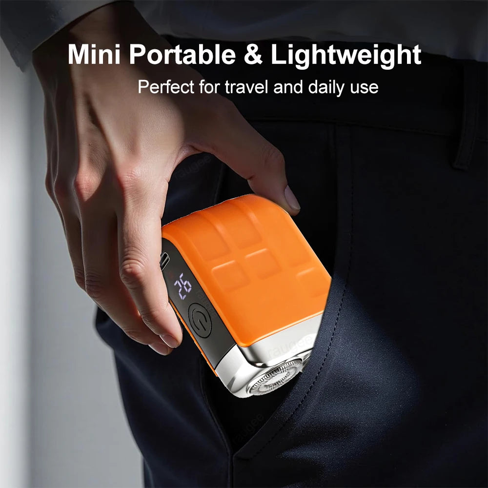 Electric Shaver for Men Dual-Head Blade Electric Razor