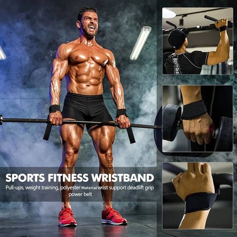Gym Wrist Wraps with Extra Hand Grips for Strength Training