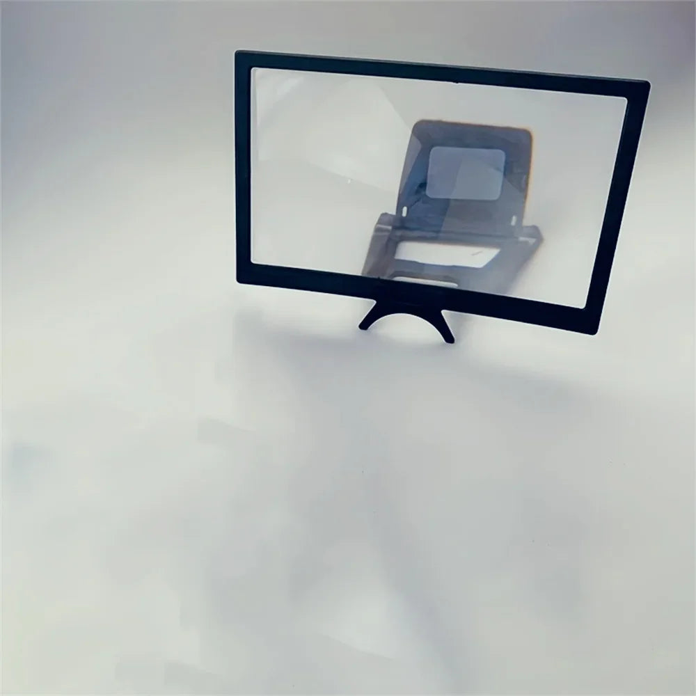 3D Mobile Phone Screen,12 Inch Enlarged Screen Foldable Holder