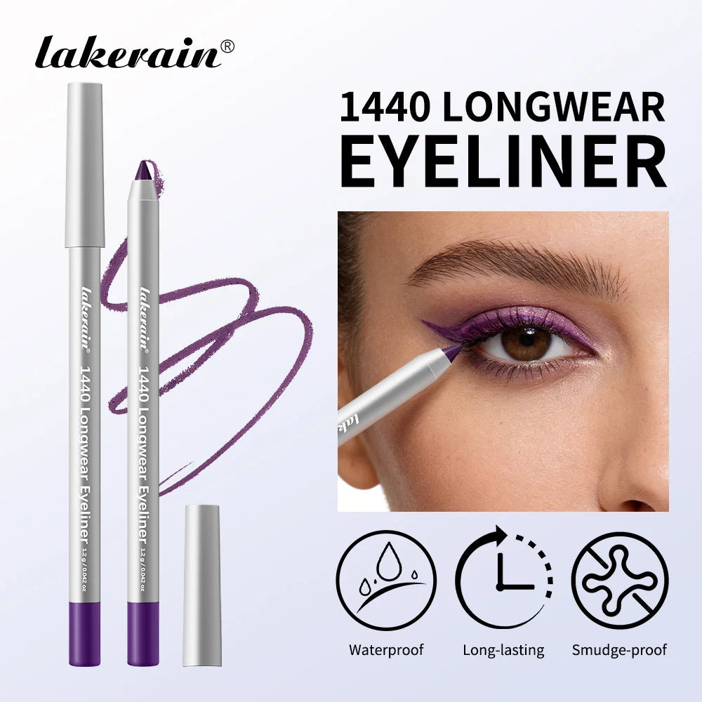 12 Colors Eyeliner Pencil Long-lasting
