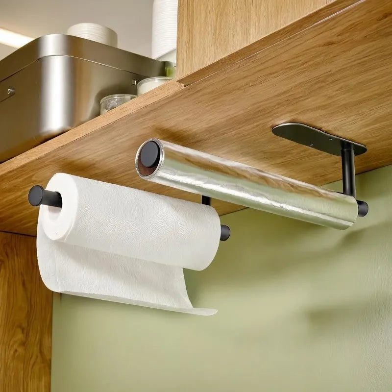 Paper Towel Holder Adhesive Tissue Hanger Toilet Roll Paper
