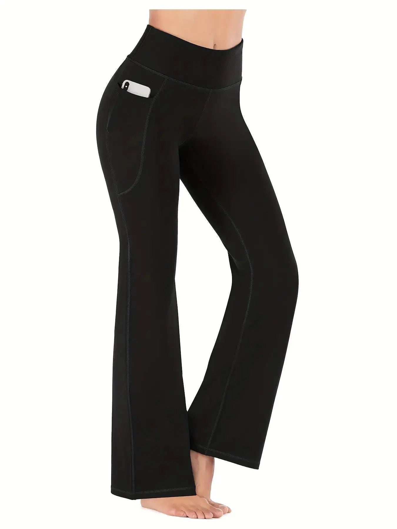 Women's Flared Pants with Pockets