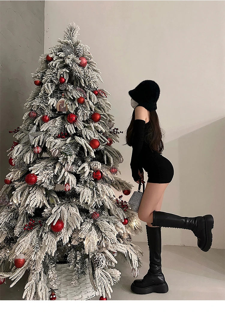 High Neck Tight Dress Women Bodycon