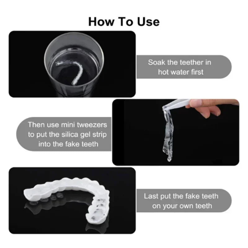 Fake Tooth Cover Perfect Fit Teeth Whitening Teeth