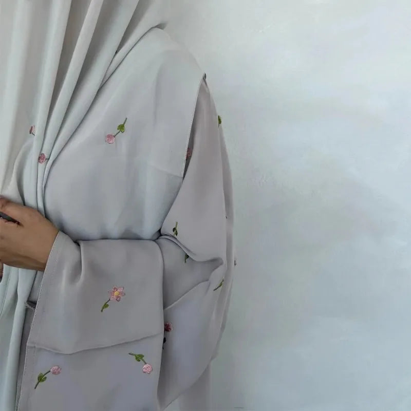 Chiffon Black Abaya for Women