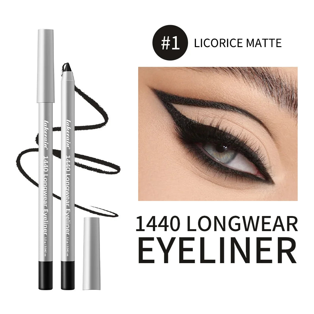 12 Colors Eyeliner Pencil Long-lasting