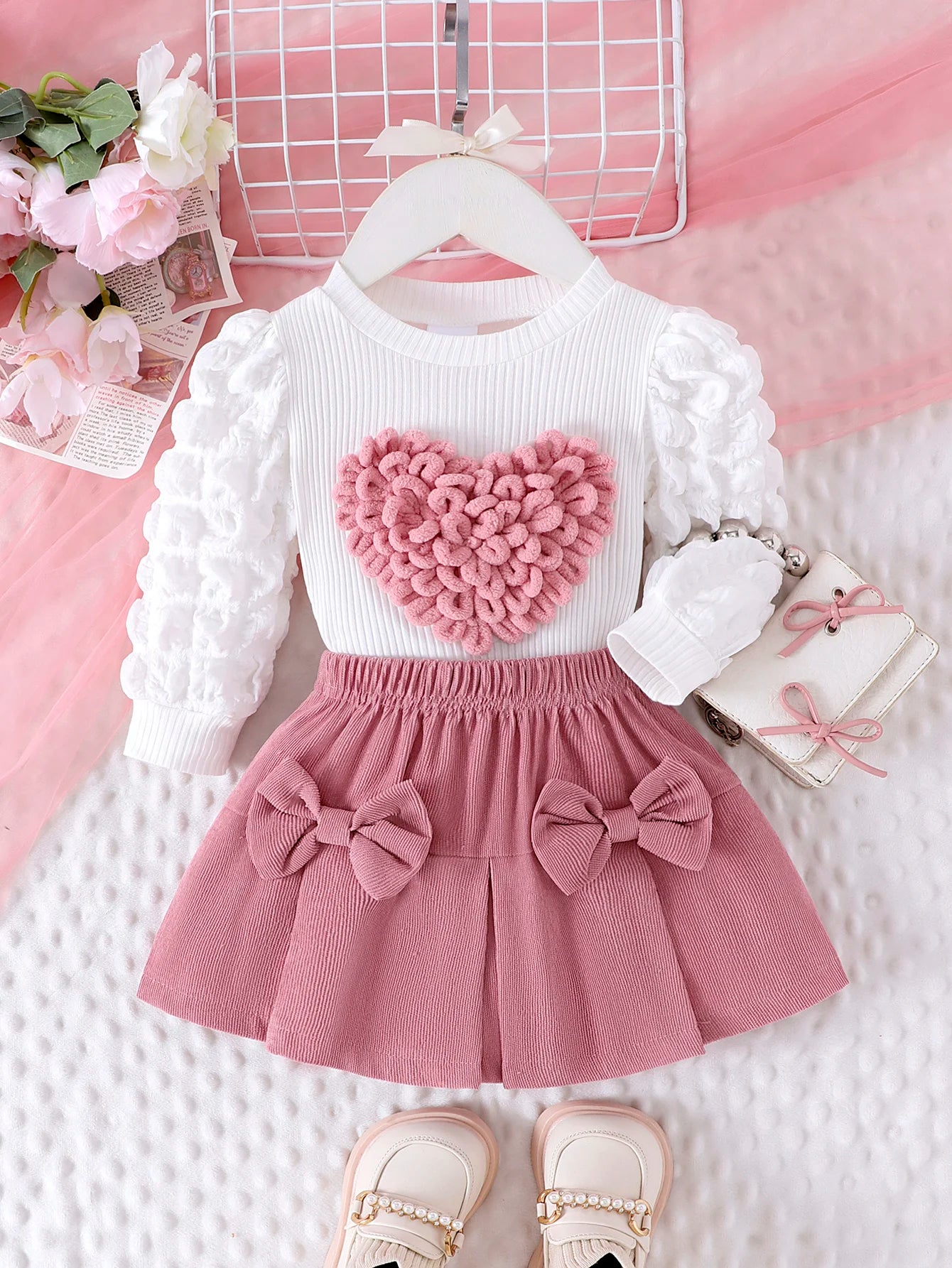 2PCS Winter New Style For 0-3 Year Girls