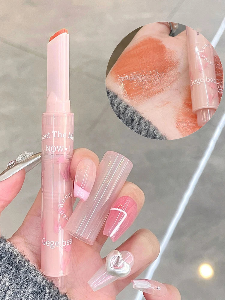 Gege bear flower lipstick with love