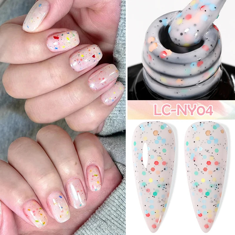 LILYCUTE 7ml Macaron Cream Gel Nail Polish
